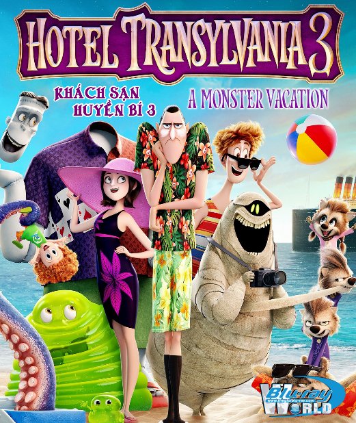 B3693. Hotel Transylvania 3: Summer Vacation 2018 - Khách Sạn Huyền Bí 3: Kỳ Nghỉ Ma Cà Rồng 2D25G (DTS-HD MA 5.1) 
